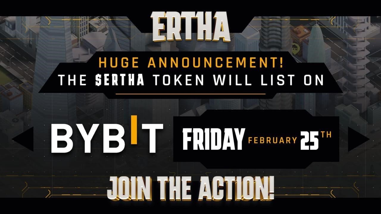 Листинг ERTHA на ByBit