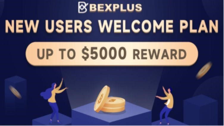 Биржа Bexplus объявляет о розыгрыше 5000 долларов для новых пользователей